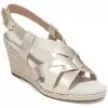 Cole Haan Rystal Leather Wedge Sandal Women