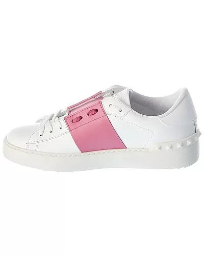 Valentino Rockstud Open Leather Sneaker Women 2 Valentino Rockstud Open Leather Sneaker Women - Image 2
