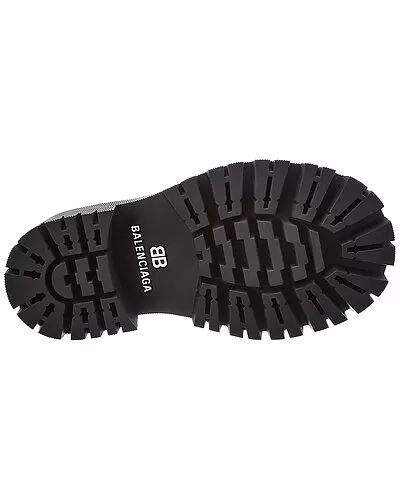 Balenciaga Tractor Leather Bootie Women 4 Balenciaga Tractor Leather Bootie Women - Image 4