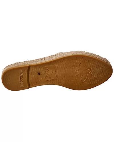 Gucci Logo Canvas Espadrille Women 4 Gucci Logo Canvas Espadrille Women - Image 4