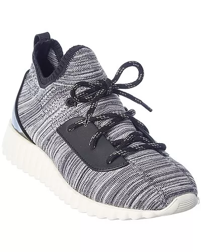 Salvatore Ferragamo Niky Knit & Leather Sneaker Women 1 Salvatore Ferragamo Niky Knit & Leather Sneaker Women