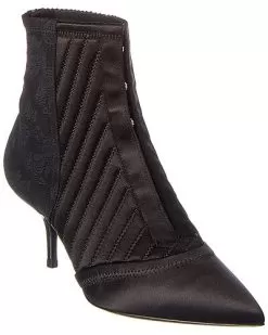 Dolce & Gabbana Corset Satin & Lace Bootie Women