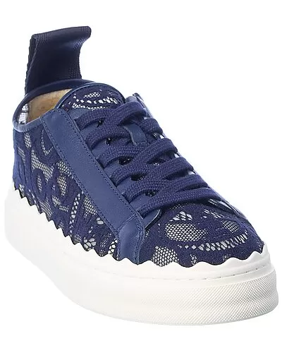 Chloé Lauren Lace & Leather Sneaker Women 1 Chloé Lauren Lace & Leather Sneaker Women