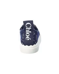 Chloé Lauren Lace & Leather Sneaker Women 7 Chloé Lauren Lace & Leather Sneaker Women -Fashion Clothing Store 1313156616 RLLD 3