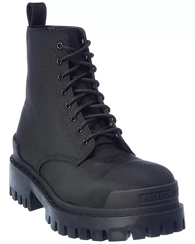 Balenciaga Strike Canvas Bootie Women 1 Balenciaga Strike Canvas Bootie Women