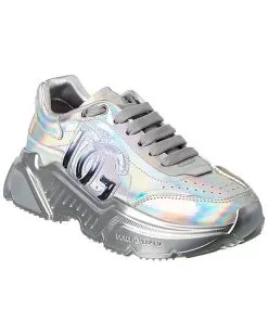 Dolce & Gabbana Holographic Leather Sneaker Women