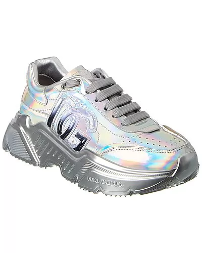Dolce & Gabbana Holographic Leather Sneaker Women 1 Dolce & Gabbana Holographic Leather Sneaker Women