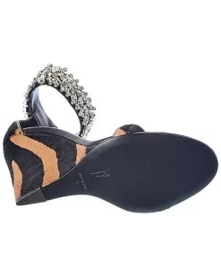 Giuseppe Zanotti Jetaime 105 Haircalf Wedge Sandal Women -Fashion Clothing Store 1313195031 RLLD 4
