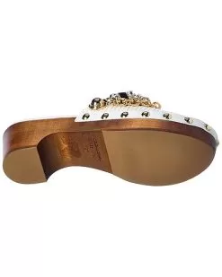 Dolce & Gabbana Bejeweled Chain Raffia Mule Women -Fashion Clothing Store 1313234772 RLLD 4