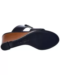 Salvatore Ferragamo Chaim Leather Wedge Sandal Women -Fashion Clothing Store 1313295612 RLLD 4