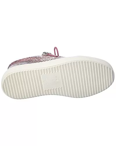 Giuseppe Zanotti May London Snake-Embossed Leather Sneaker Women 4 Giuseppe Zanotti May London Snake-Embossed Leather Sneaker Women - Image 4