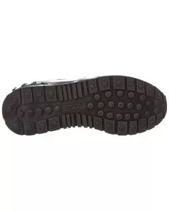 Tod's Fringed Metallic Leather Slip-On Sneaker Women -Fashion Clothing Store 1313352033 RLLD 4