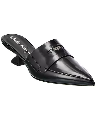 Salvatore Ferragamo Nyta 40 Leather Pump Women 1 Salvatore Ferragamo Nyta 40 Leather Pump Women