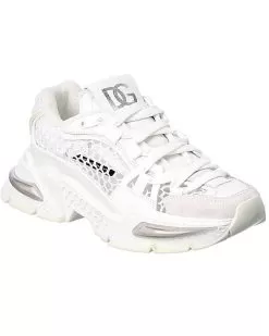 Dolce & Gabbana Airmaster Leather & Mesh Sneaker Women