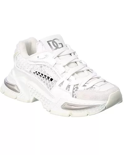 Dolce & Gabbana Airmaster Leather & Mesh Sneaker Women 1 Dolce & Gabbana Airmaster Leather & Mesh Sneaker Women