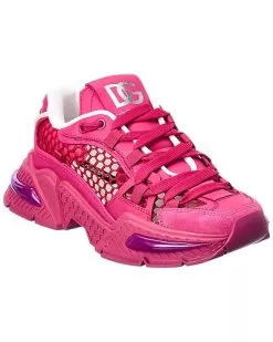 Dolce & Gabbana Airmaster Mesh & Leather Sneaker Women
