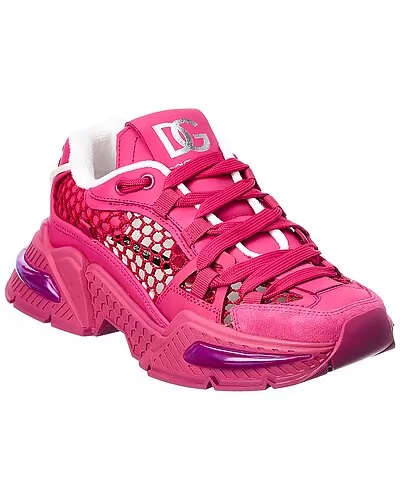 Dolce & Gabbana Airmaster Mesh & Leather Sneaker Women 1 Dolce & Gabbana Airmaster Mesh & Leather Sneaker Women