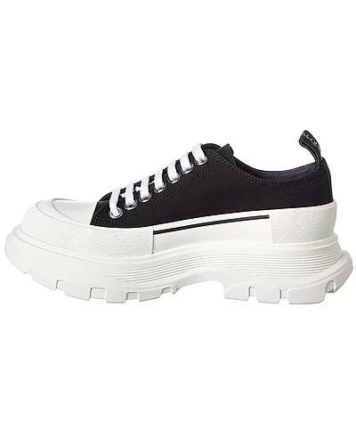 Alexander McQueen Tread Slick Canvas Sneaker Women 2 Alexander McQueen Tread Slick Canvas Sneaker Women - Image 2