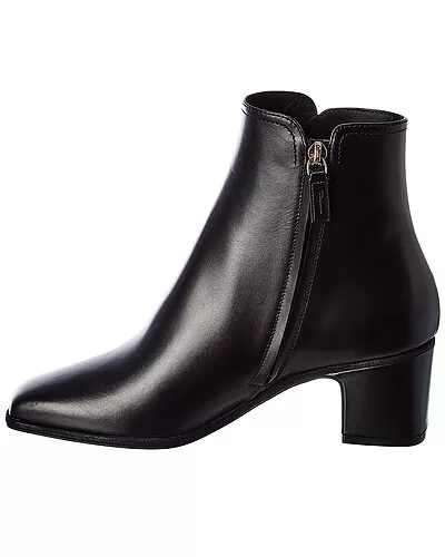 Salvatore Ferragamo Gancini Leather Bootie Women 2 Salvatore Ferragamo Gancini Leather Bootie Women - Image 2