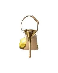 Bbon D'Orsay 105 Vinyl & Leather Slingback Pump Women -Fashion Clothing Store 1313388629 RLLD 3