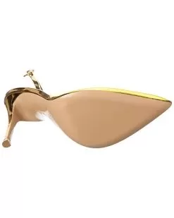 Bbon D'Orsay 105 Vinyl & Leather Slingback Pump Women -Fashion Clothing Store 1313388629 RLLD 4