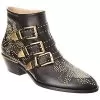 Chloé Susanna Studded Leather Bootie Women