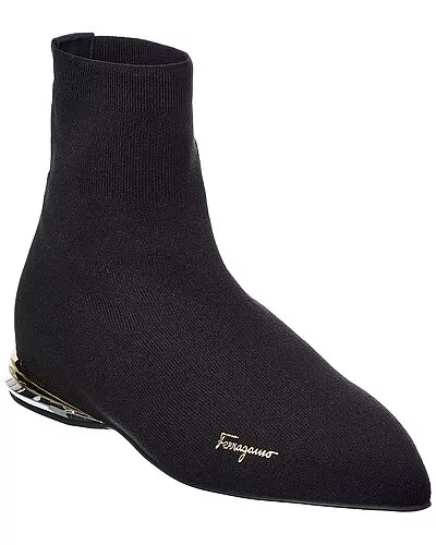 Salvatore Ferragamo Missy Knit Sock Bootie Women 1 Salvatore Ferragamo Missy Knit Sock Bootie Women