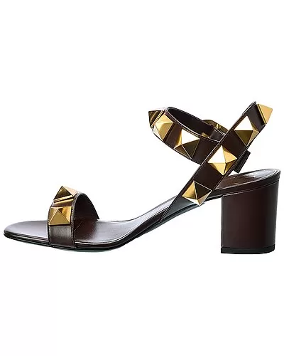 Valentino Roman Stud 60 Leather Sandal Women 2 Valentino Roman Stud 60 Leather Sandal Women - Image 2
