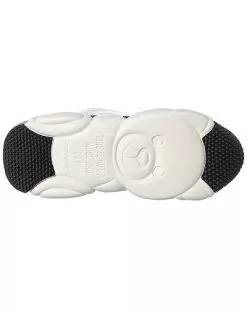 MOSCHINO Logo Strap Leather & Mesh Sneaker Women 8 MOSCHINO Logo Strap Leather & Mesh Sneaker Women -Fashion Clothing Store 1313421012 RLLD 4