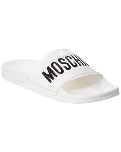 MOSCHINO Embossed Logo Rubber Slide Women