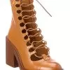 Chloé May Leather Bootie Women