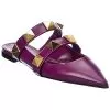 Valentino Roman Stud Leather Flat Women