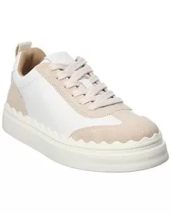 Chloé Lauren Leather & Suede Sneaker Women