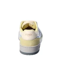 FENDI Match Leather Sneaker Women -Fashion Clothing Store 1313439037 RLLD 3