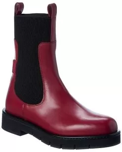 Salvatore Ferragamo Rook Leather Bootie Women