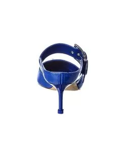 Alexander McQueen Punk Buckle Leather Mule Women -Fashion Clothing Store 1313451615 RLLD 3