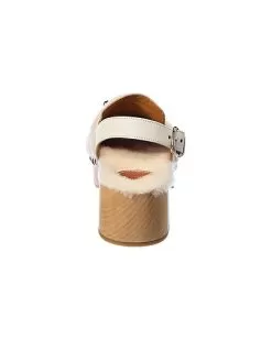 Chloé Ninna Shearling & Leather Clog Women -Fashion Clothing Store 1313451678 RLLD 3