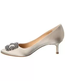 Manolo Blahnik Hangisi 50 Satin Pump Women 6 Manolo Blahnik Hangisi 50 Satin Pump Women -Fashion Clothing Store 1313452317 RLLD 2