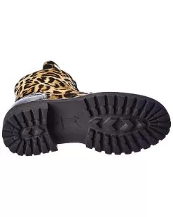 Giuseppe Zanotti Velvet & Patent Combat Boot Women -Fashion Clothing Store 1313462690 RLLD 4