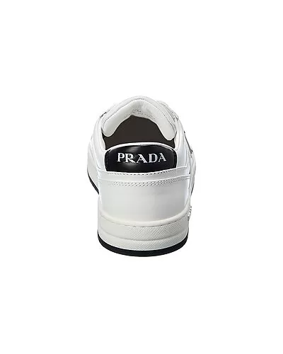 Prada Downtown Perforated Leather Sneaker Women 3 Prada Downtown Perforated Leather Sneaker Women - Image 3