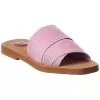 Chloé Woody Logo Canvas Slide Women