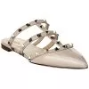 Valentino Rockstud Caged Patent Flat Women