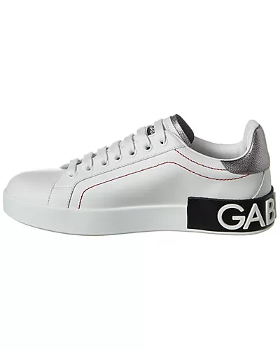 Dolce & Gabbana Portofino Leather Sneaker Women 2 Dolce & Gabbana Portofino Leather Sneaker Women - Image 2