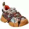 Gucci Flashtrek Crystal & Leather Sneaker Women