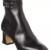 Salvatore Ferragamo Rego Leather Bootie Women