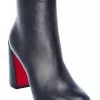Christian Louboutin Turela 85 Leather Bootie Women