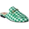 Gucci Princetown Gingham Slipper Women