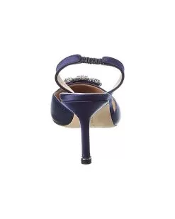 Manolo Blahnik Hangisli 70 Satin Slingback Pump Women -Fashion Clothing Store 1313538664 RLLD 3