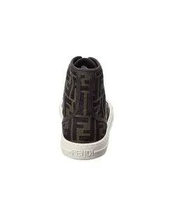 FENDI Domino FF Jacquard High-Top Sneaker Women 7 FENDI Domino FF Jacquard High-Top Sneaker Women -Fashion Clothing Store 1313548056 RLLD 3