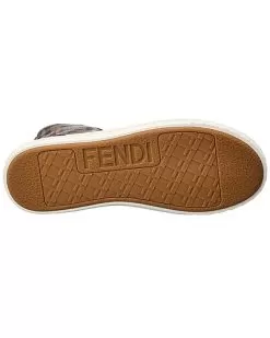 FENDI Domino FF Jacquard High-Top Sneaker Women 8 FENDI Domino FF Jacquard High-Top Sneaker Women -Fashion Clothing Store 1313548056 RLLD 4